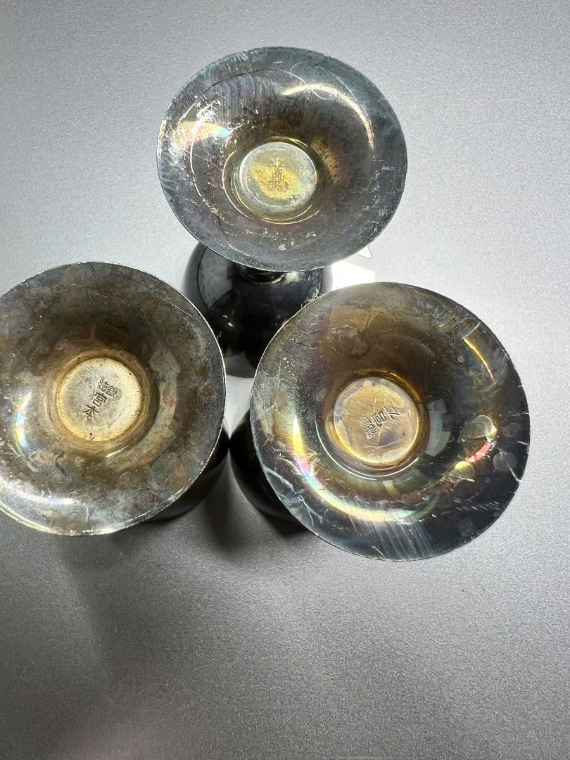 アンティーク　純銀製　ワイングラス 113,2g