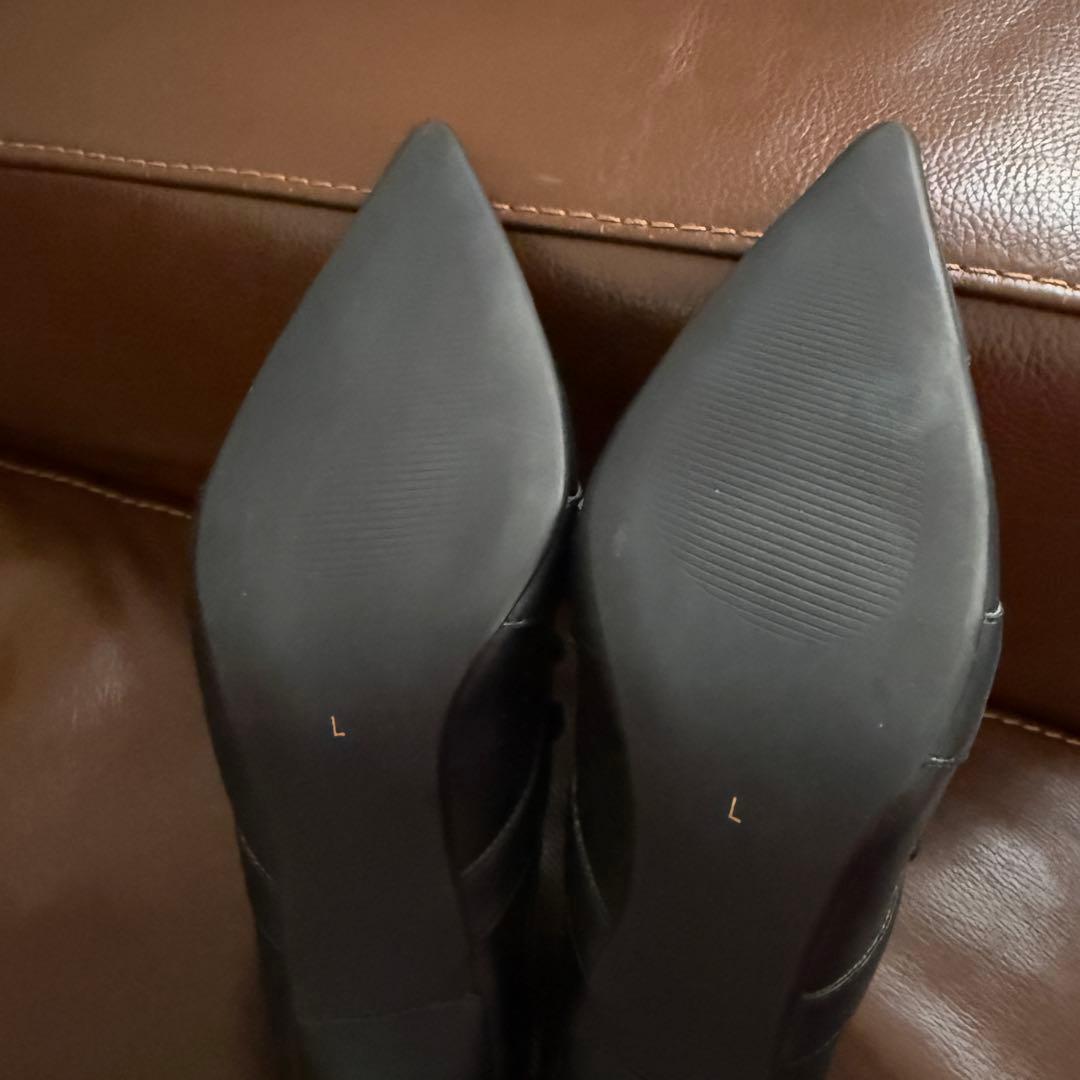 SALE 未使用品 YELLO レースアップ ポインテッドトゥ パンプス