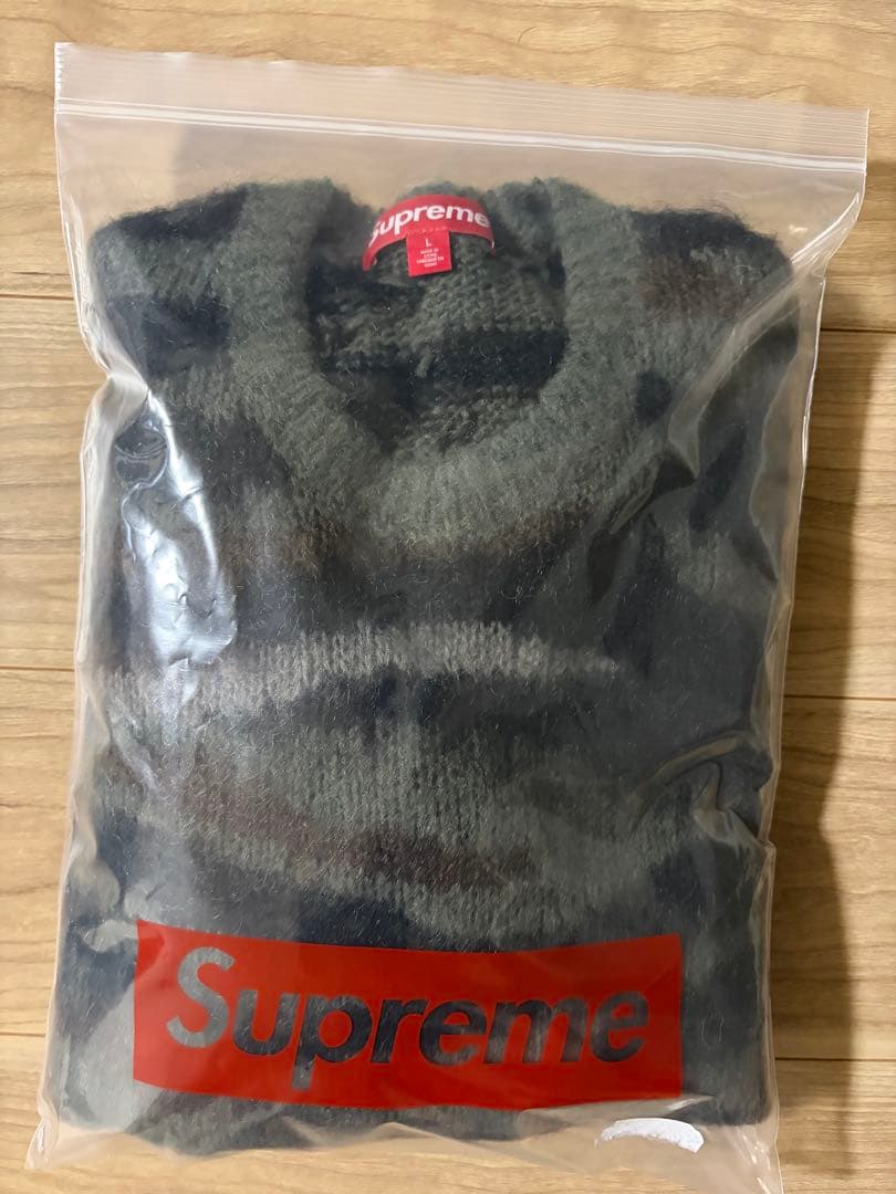 トップス Supreme Brushed Mohair Sweater TigerCamo