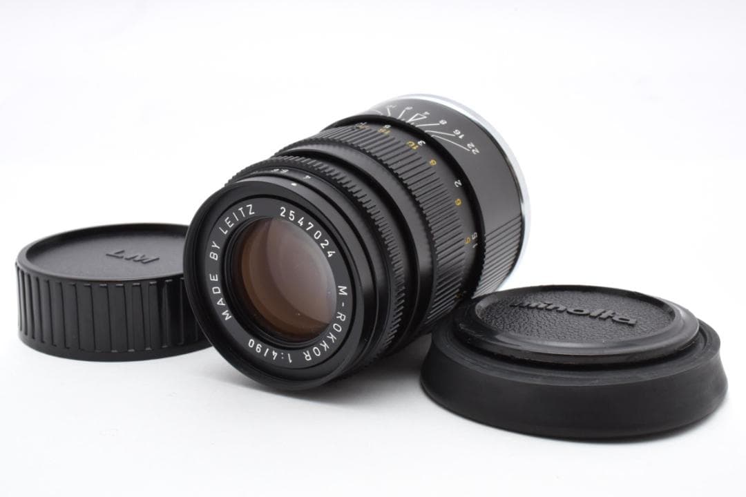 【純正フード付き】ミノルタ M.ROKKOR 90mm F4 CL用 カメラ