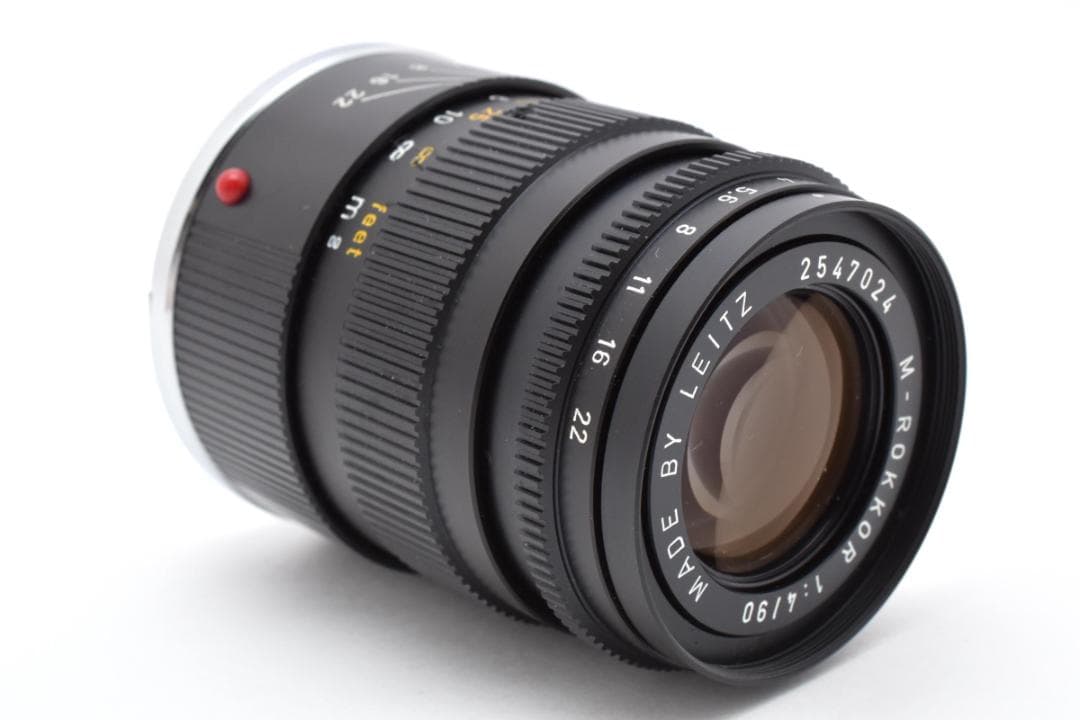 【純正フード付き】ミノルタ M.ROKKOR 90mm F4 CL用 カメラ