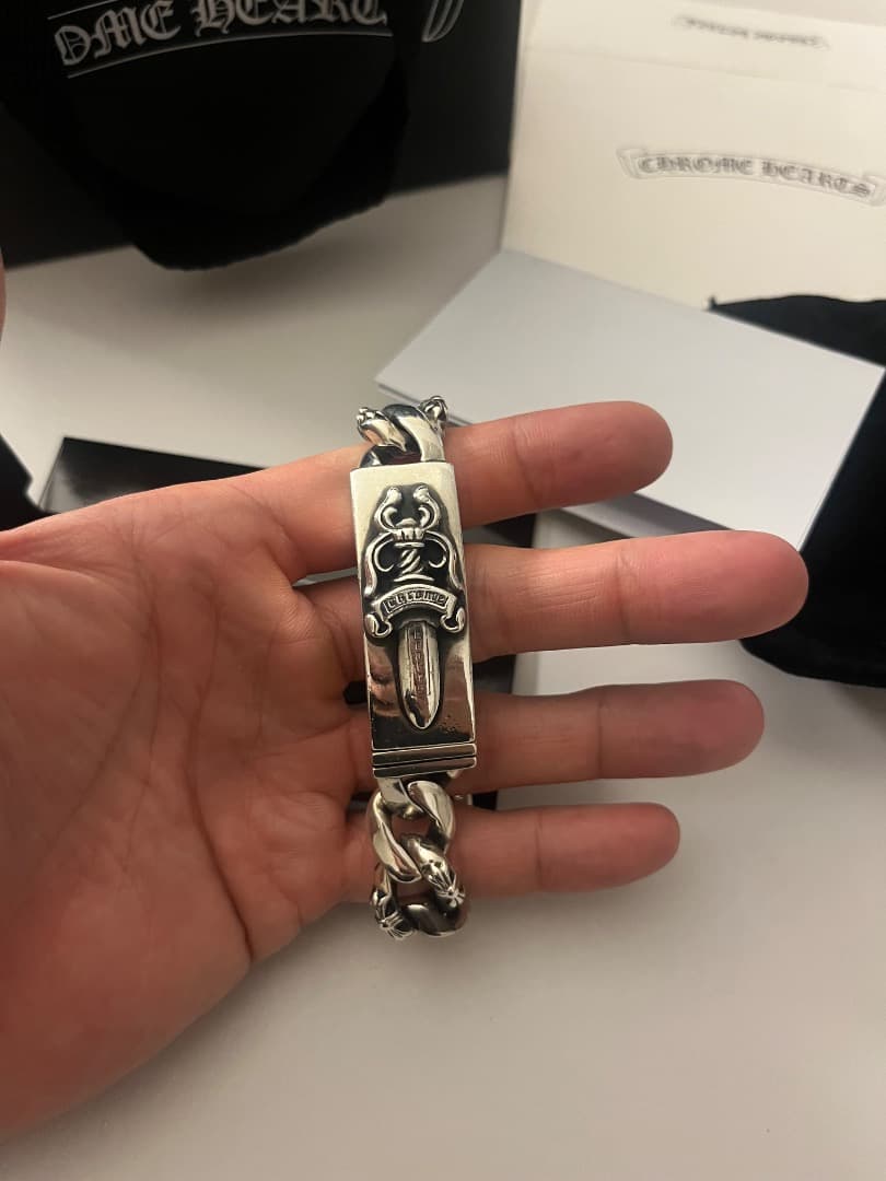 クロムハーツ ダガー ID ファンシー ブレスレット