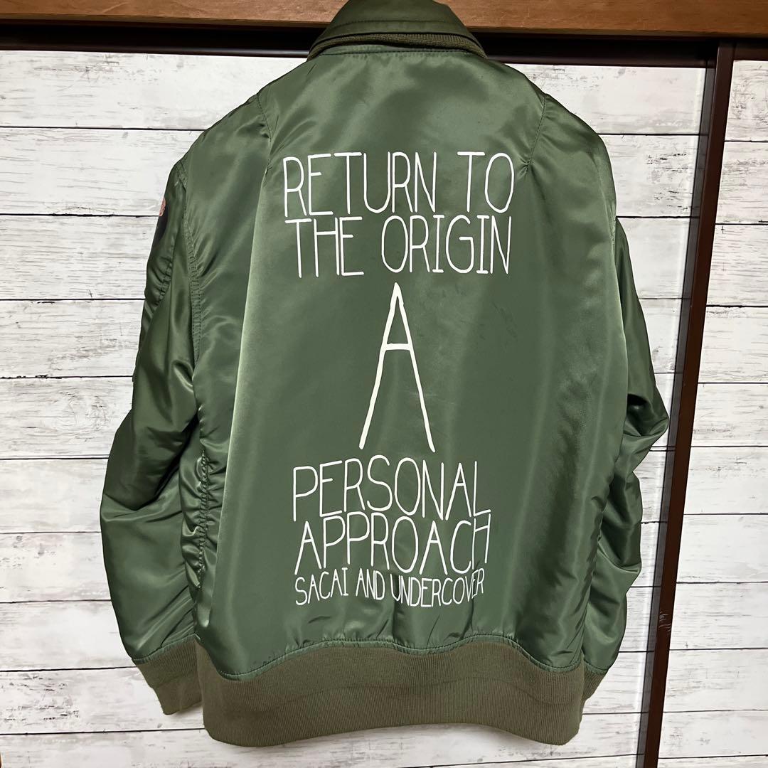sacai undercover MA-1 ブルゾン ボンバージャケット