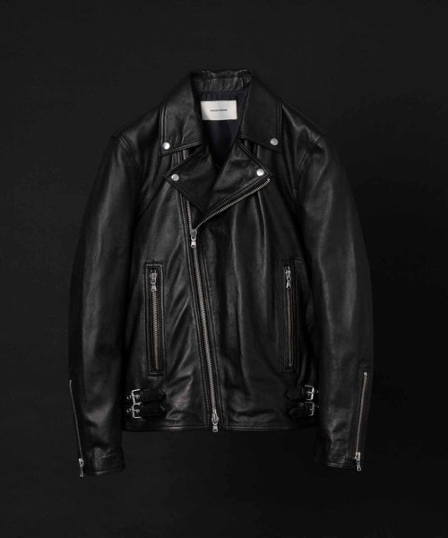 ドレスフィットシープレザーダブルライダースジャケットMAISON SPECIAL