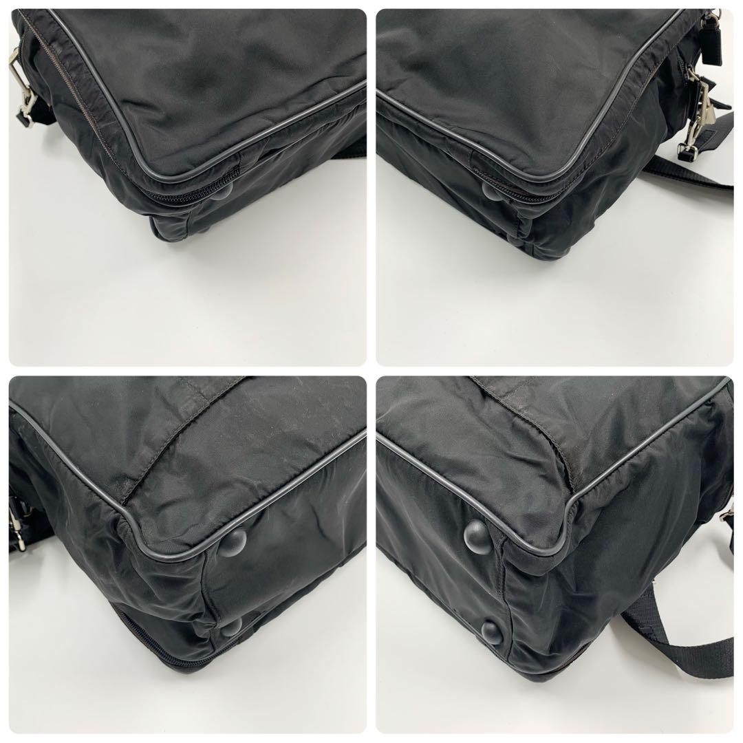 【✨美品✨】プラダ 2way ブリーフケース 三角ロゴ ナイロン ブラック