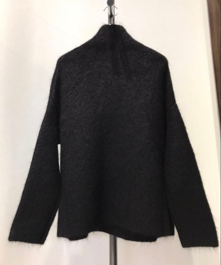 新品　SACRA モヘア アルパカハイネックプルオーバーニット