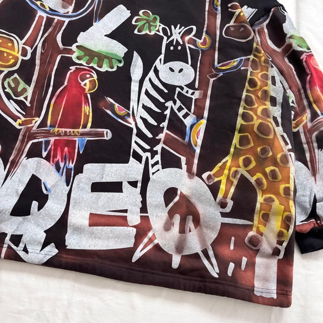 新品 EL RODEO アニマル イラスト プリント ビッグ スウェット