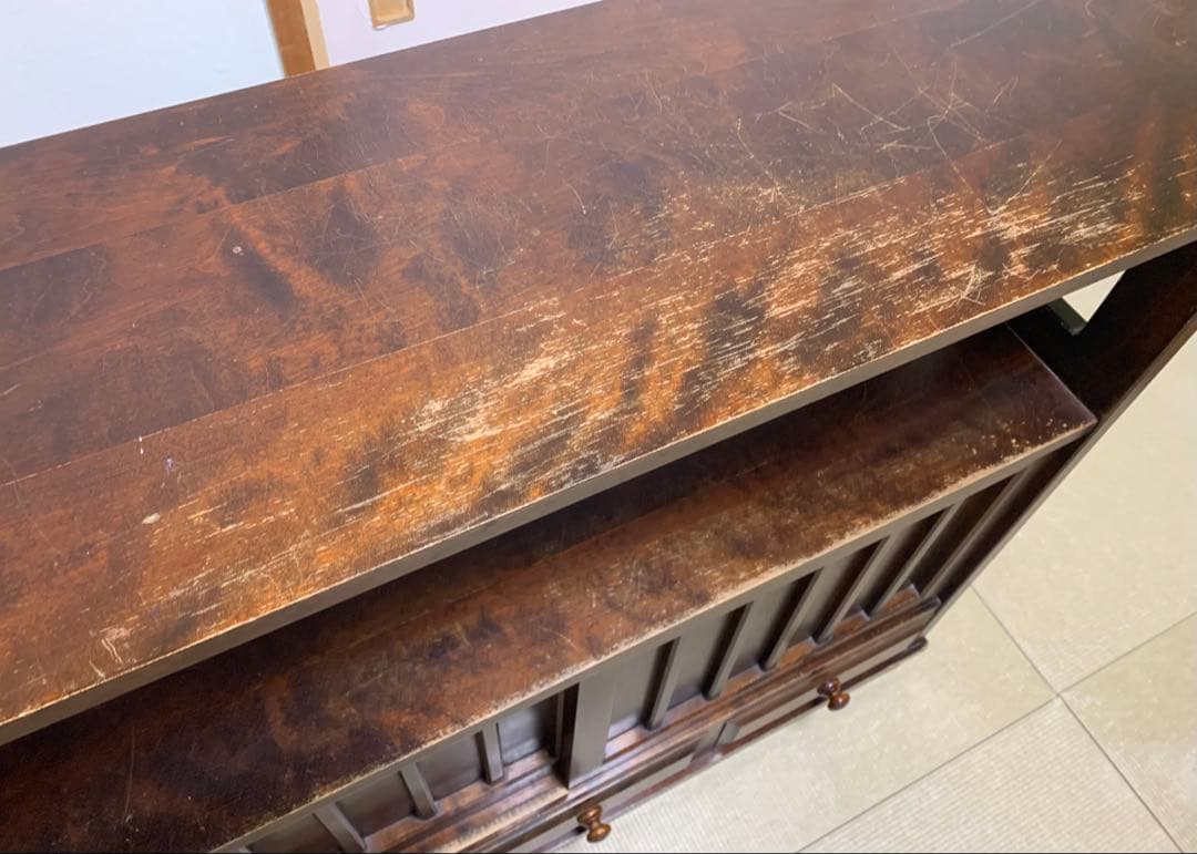 北海道民芸家具 茶棚