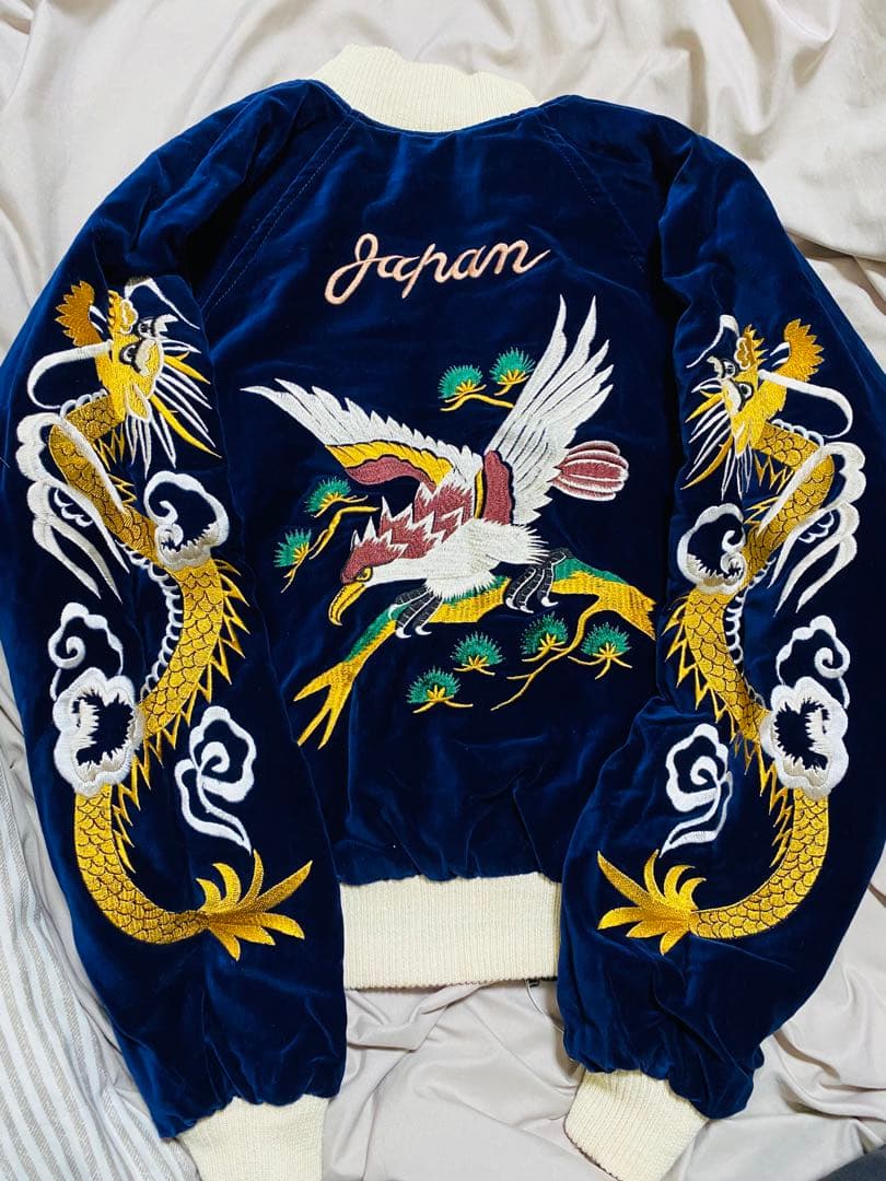 美品 SWITCH 別珍 日本限定 ワシ パンサー スカジャン unisex