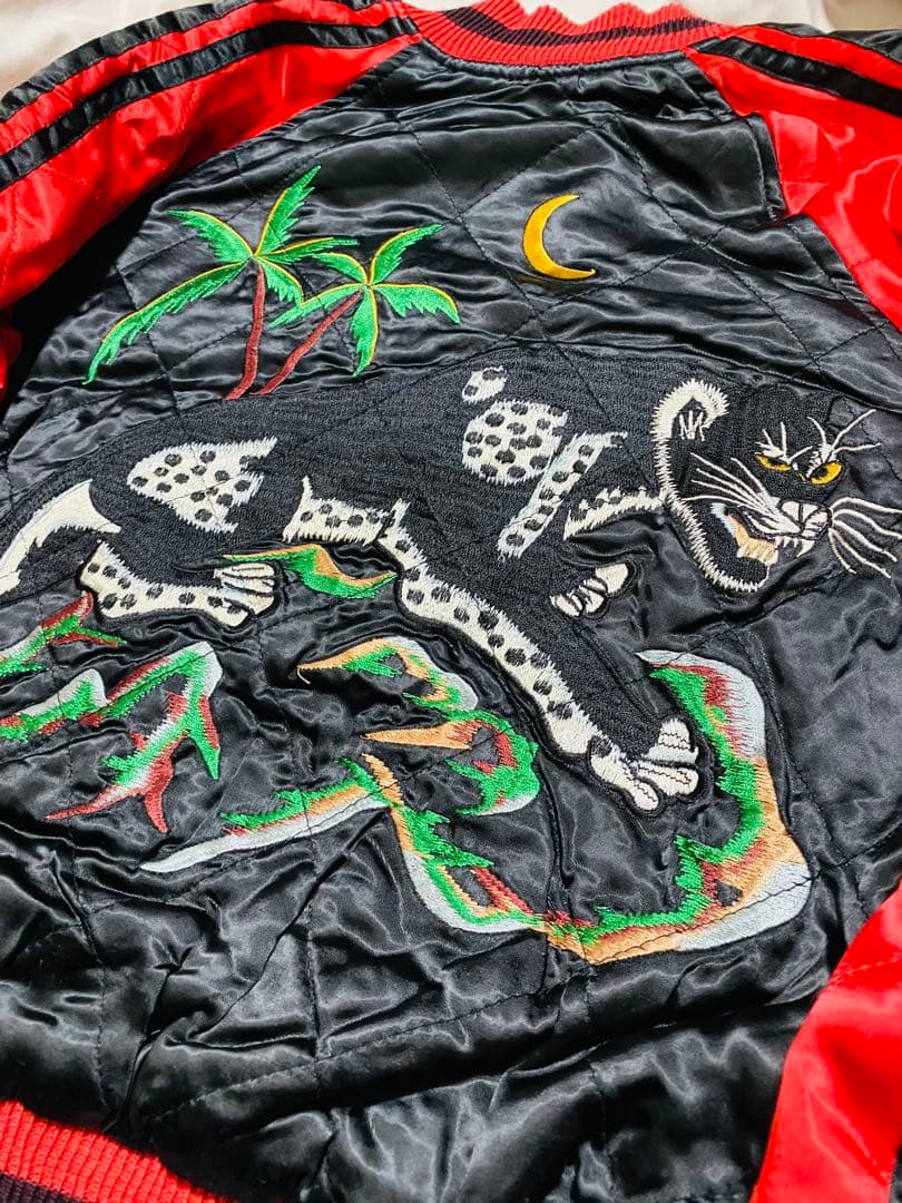 美品 SWITCH 別珍 日本限定 ワシ パンサー スカジャン unisex