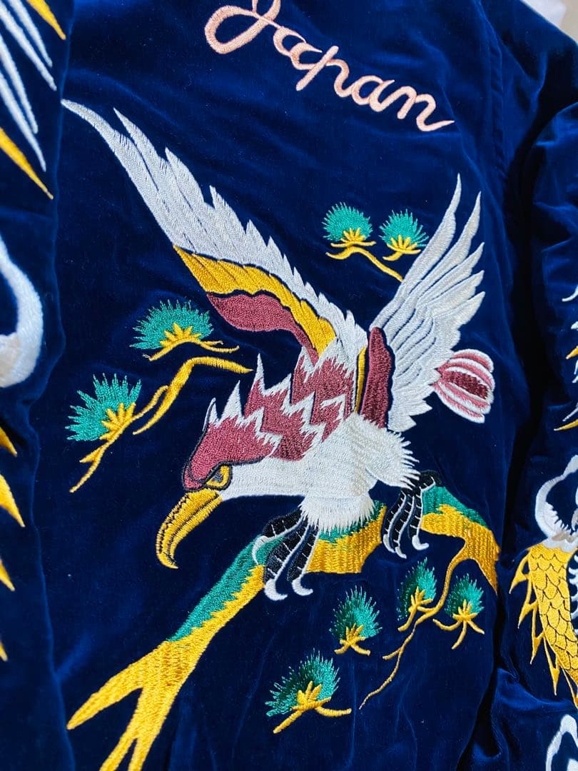 美品 SWITCH 別珍 日本限定 ワシ パンサー スカジャン unisex