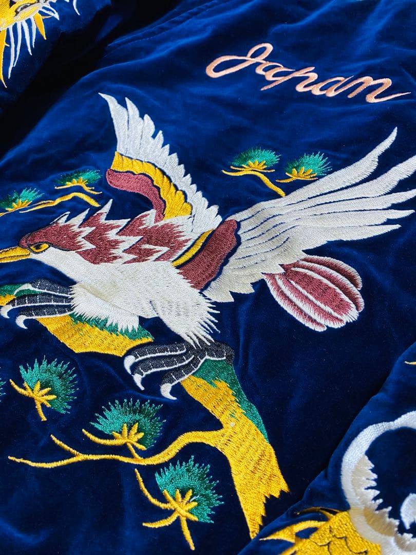 美品 SWITCH 別珍 日本限定 ワシ パンサー スカジャン unisex