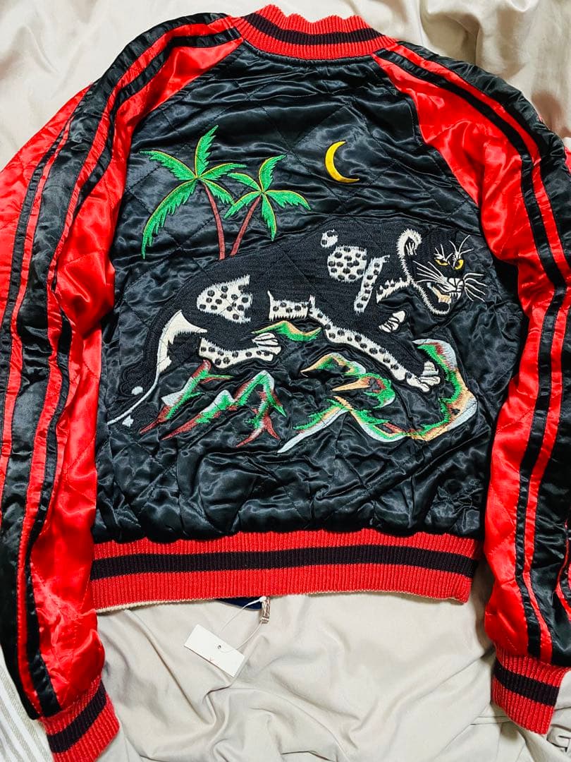 美品 SWITCH 別珍 日本限定 ワシ パンサー スカジャン unisex