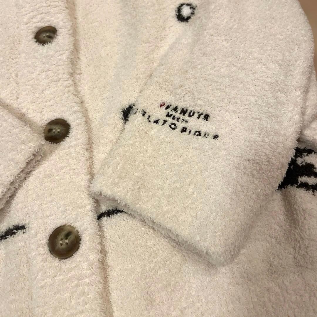 【新品タグ付き】ジェラートピケ スヌーピー カーディガン ショールカラー