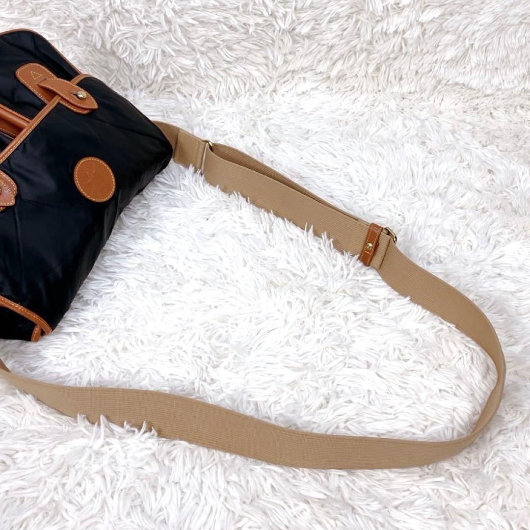 ✨美品 ハンティングワールド バチュークロス ブラック ショルダーバッグ