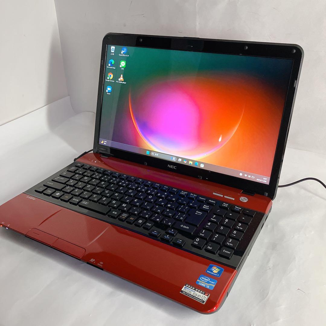 NEC SSD搭載　8GB Win11/Core i5 DVD搭載