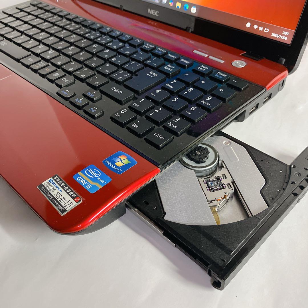 NEC SSD搭載　8GB Win11/Core i5 DVD搭載