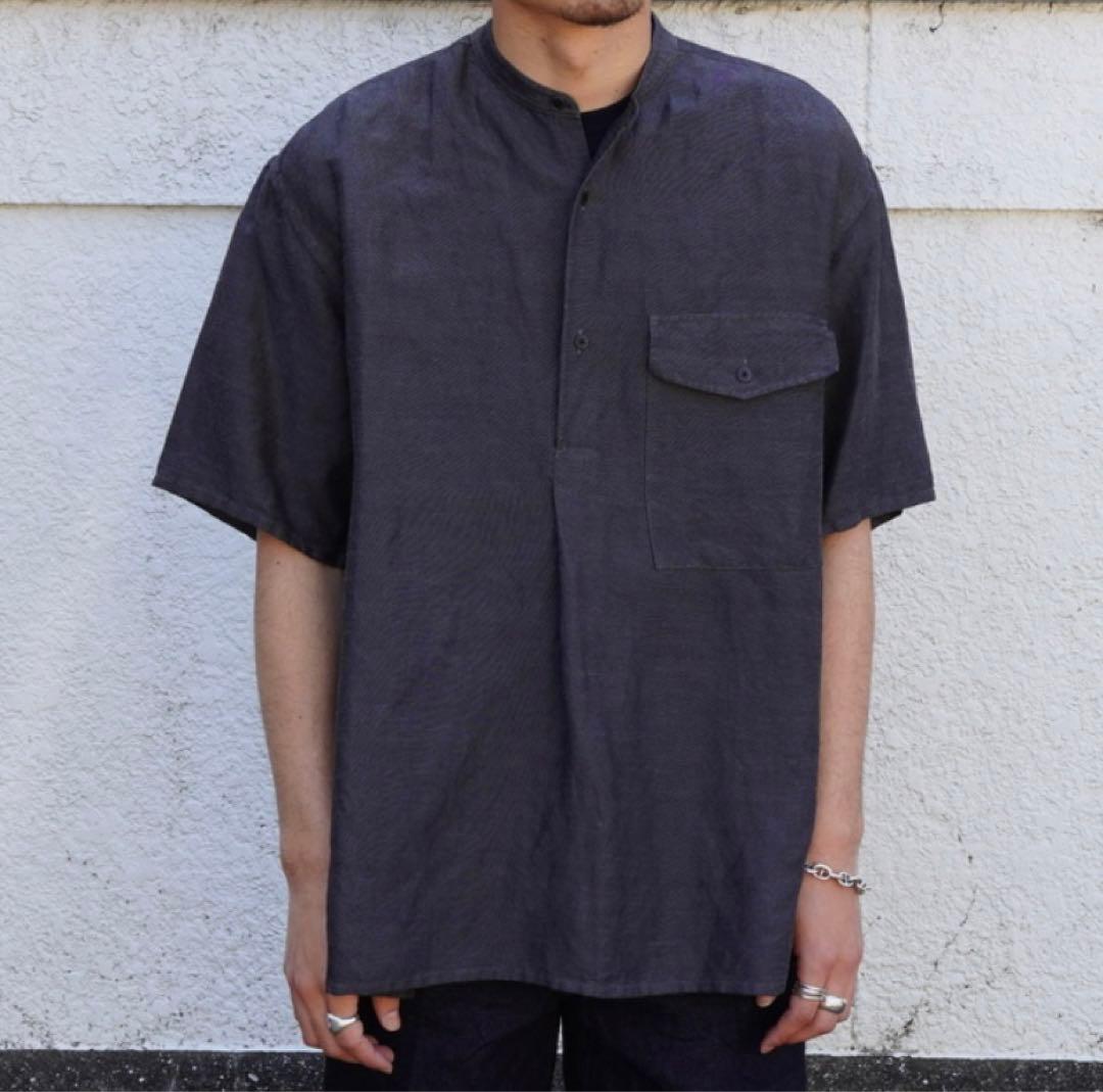 トップス yleve linen viscose over dye sh
