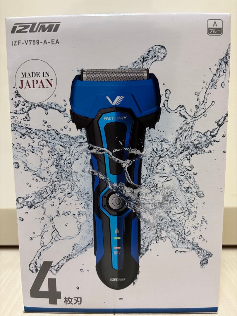 【新品】IZUMI メンズ電気シェーバー IZF-V759-A-EA