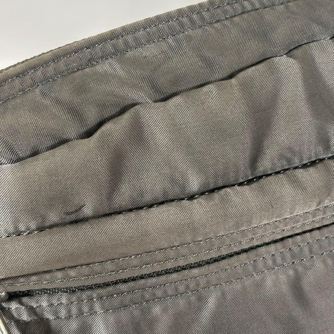 ポーター ショルダーバッグ 斜め掛け タンカー ハーフムーン ナイロン グレー