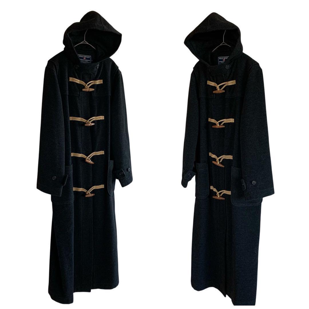 ラルフローレン ウール メルトン ロング ダッフルコート ビンテージ