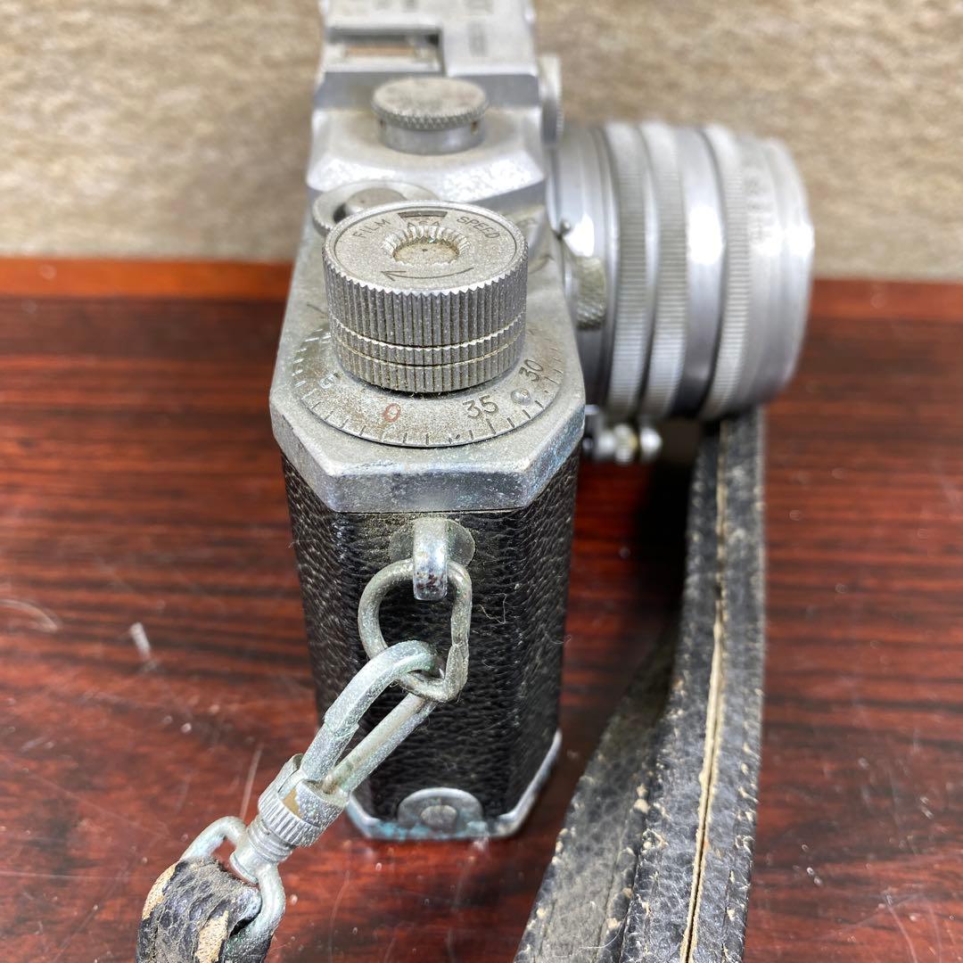 キャノン フィルムカメラ No.160288レザーケース付動作未確認 ジャンク品