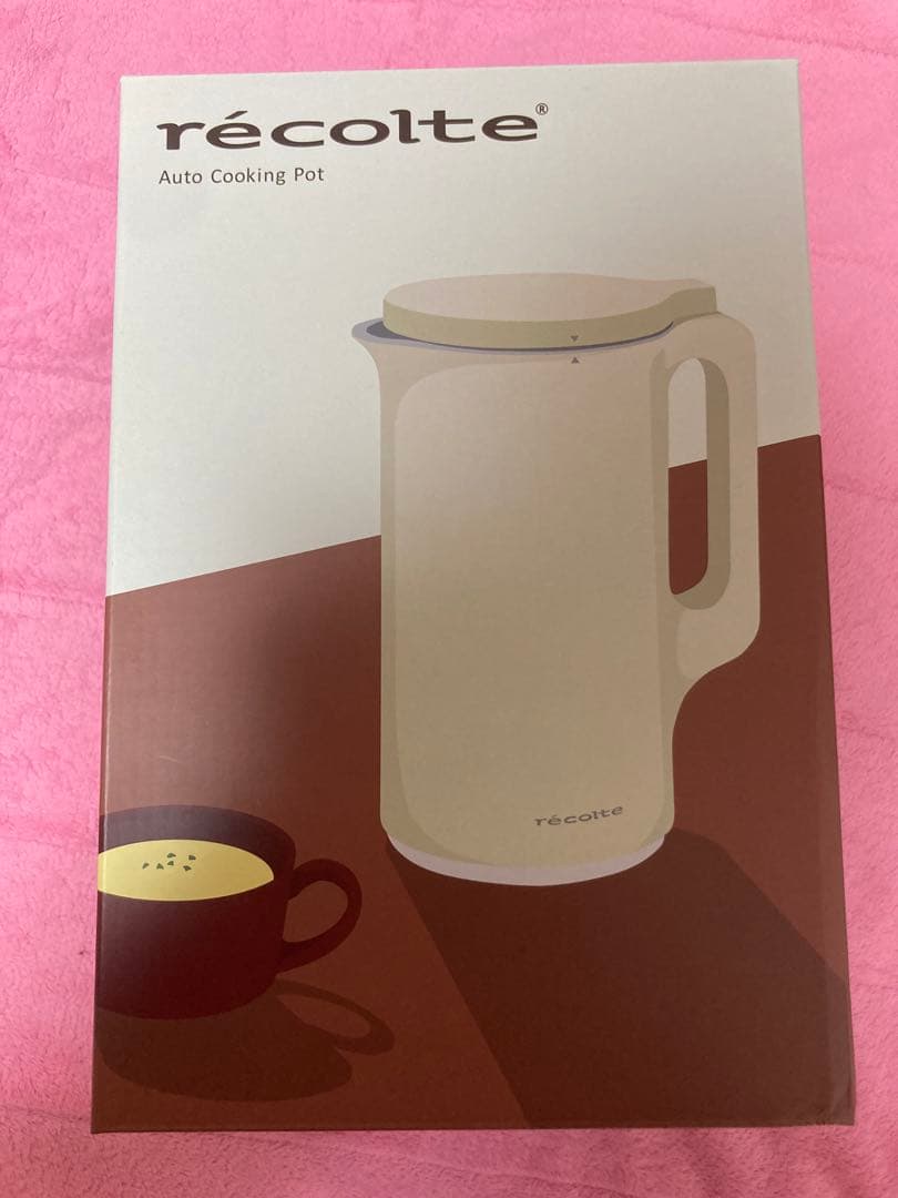 【新品未使用】　レコルト　自動調理ポット　RSY-2(W)　クリームホワイト