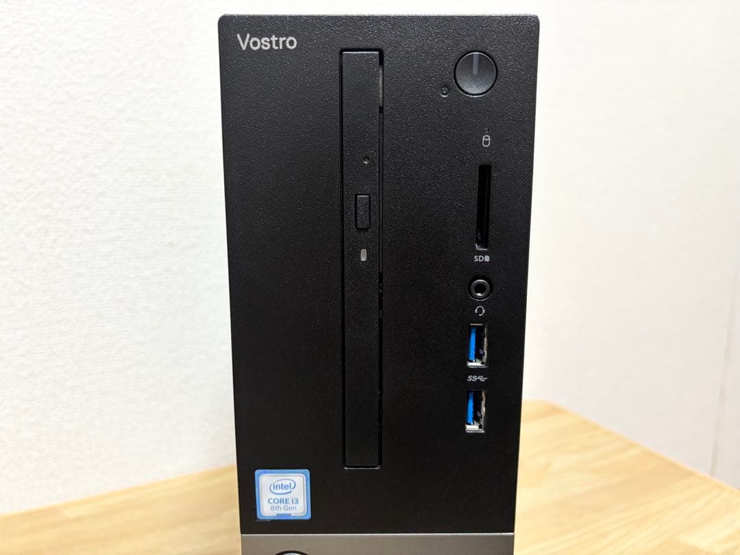 DELLデスクトップPC【初期設定済み】core i3, 8GB, HDD1TB