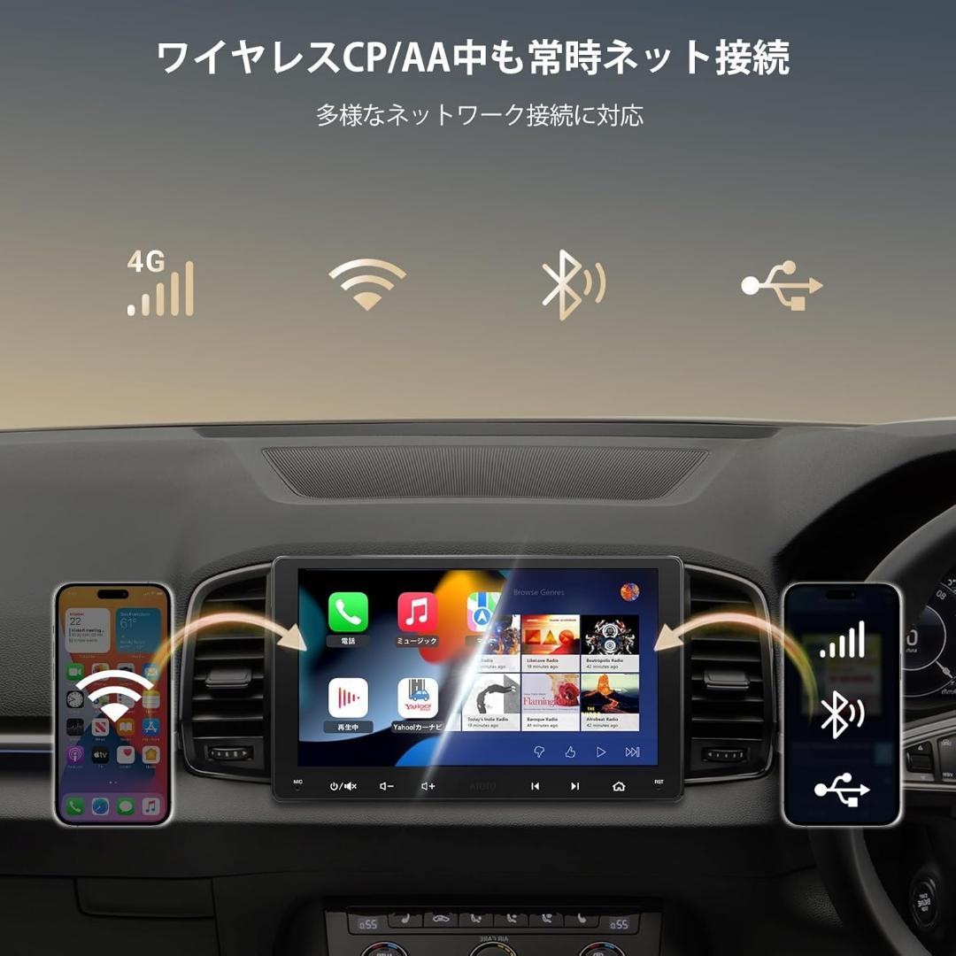 ATOTO S8MS 2DIN 内蔵4GLTE ディスプレイオーディオ