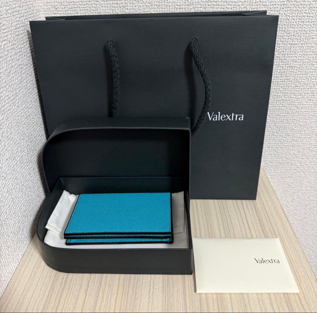 Valextra ターコイズ 名刺入れ