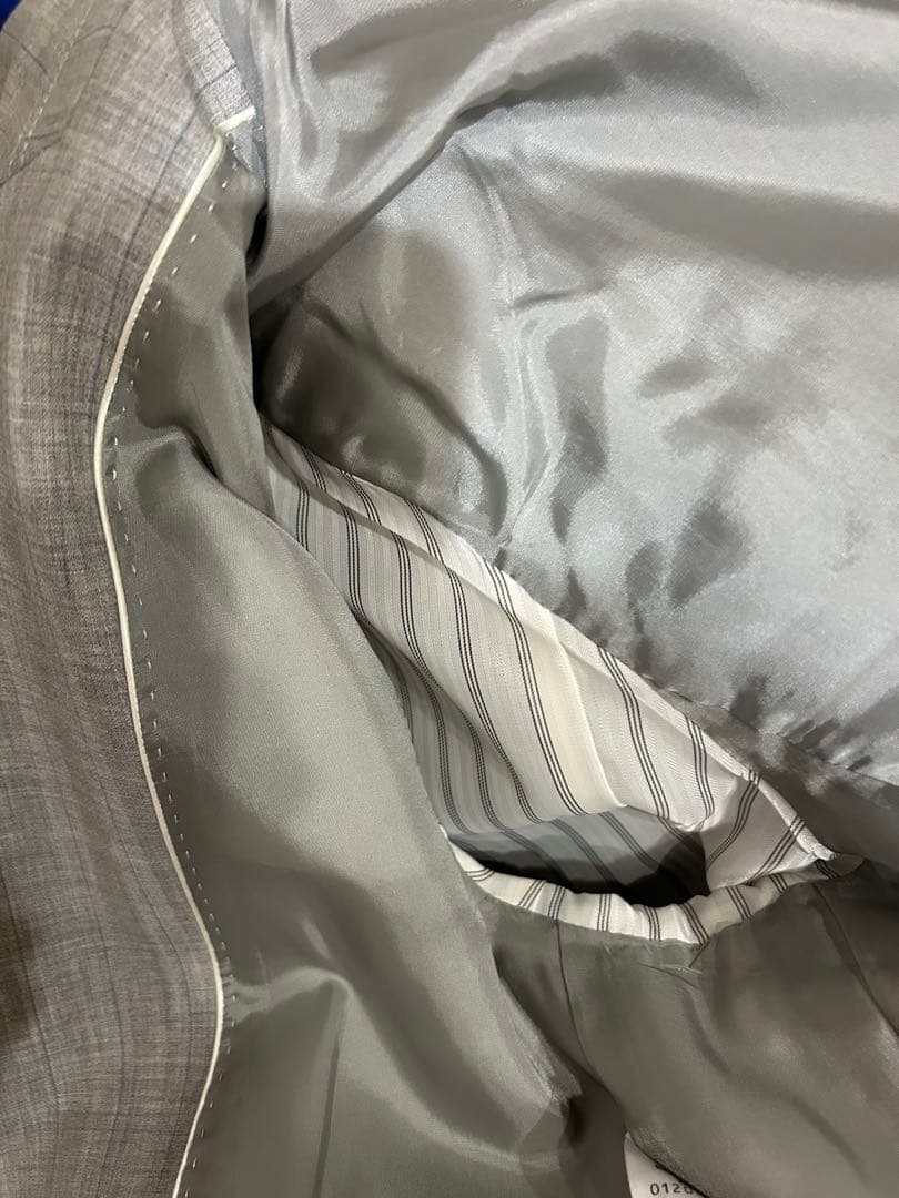 iCB Complete グレー チェック柄 パンツスーツ　42号