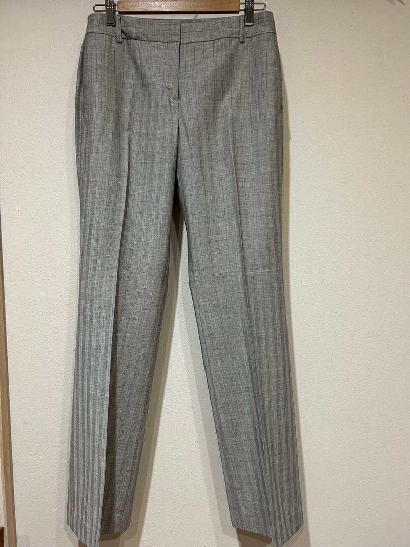 iCB Complete グレー チェック柄 パンツスーツ　42号