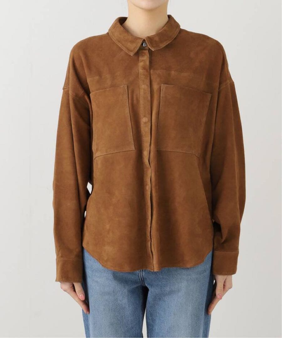 MUSE de Deuxieme Classe スエードシャツ