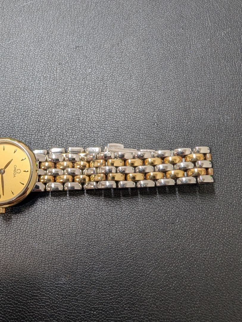 OMEGA De Ville ゴールド シルバー 腕時計 不動