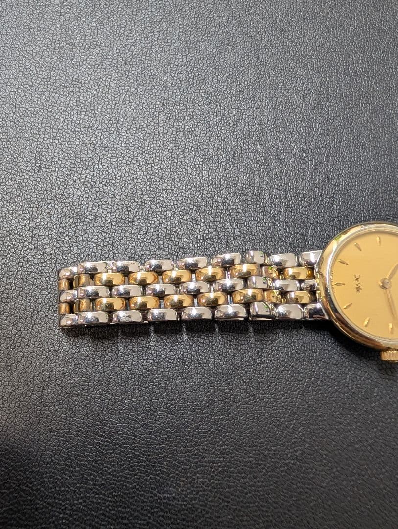 OMEGA De Ville ゴールド シルバー 腕時計 不動