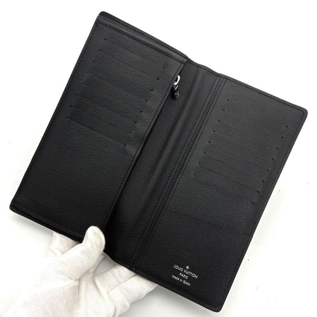 【新型IC】ルイヴィトン ブラザ NM モノグラム エクリプス 二つ折り 長財布