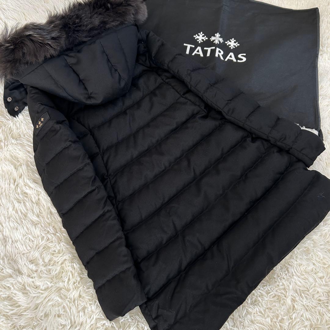 22AW タトラス LAVIANA ダウンコート ブラック ウール 黒 01 S