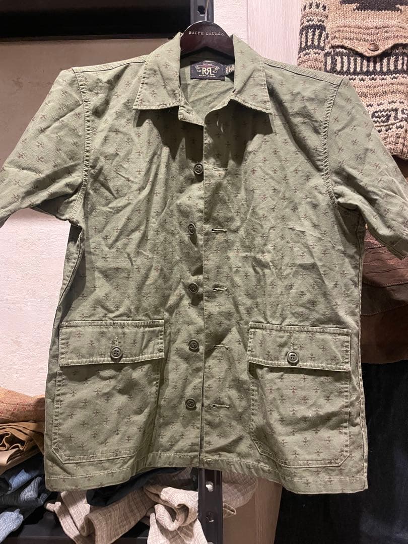 25sラルフローレンRRL半袖シャツサイズS