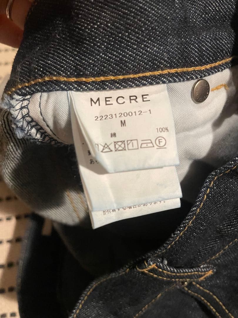 【美品】MECRE ロールアップデニム M