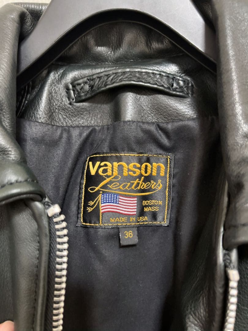 【別注】VANSON ENF SLIM FITTED 36 ブラック