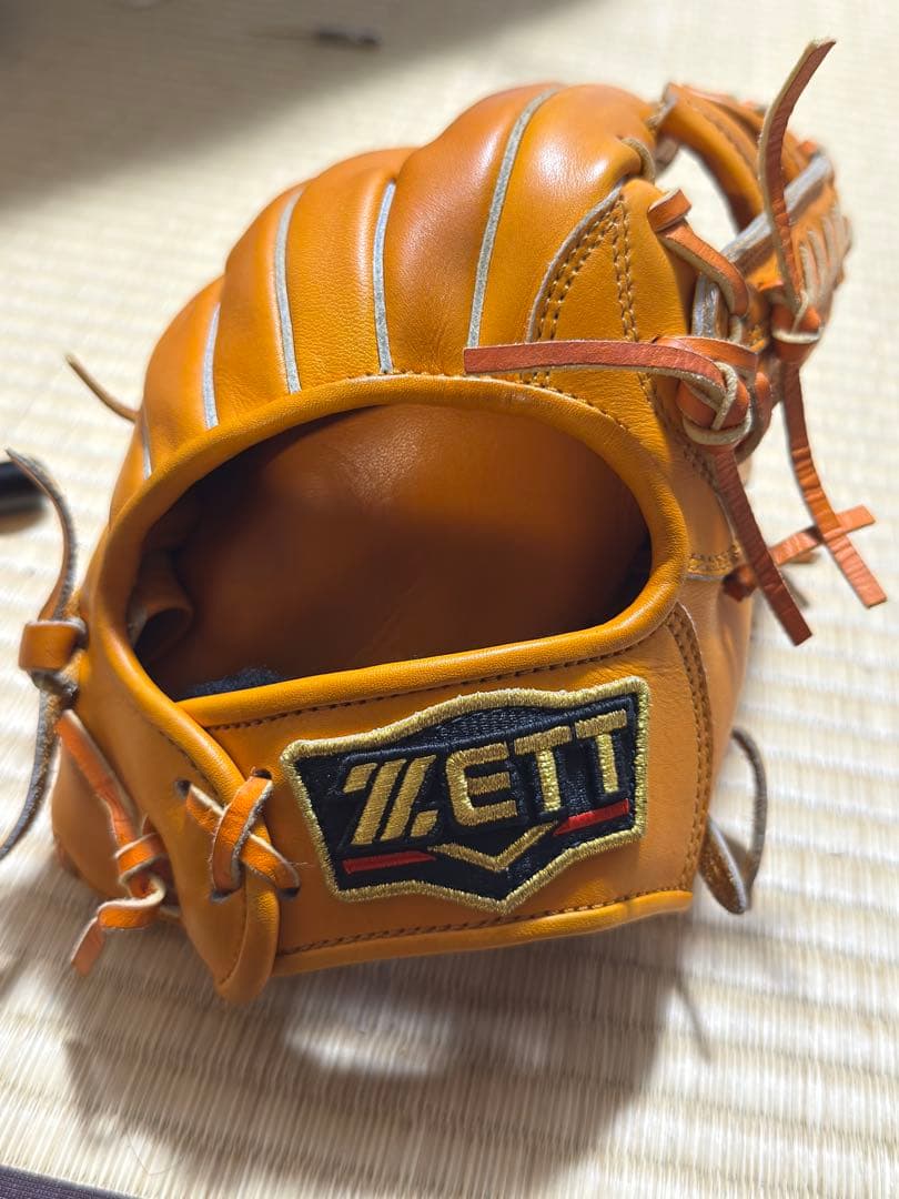 ZETT プロステイタス 軟式グローブ オレンジ