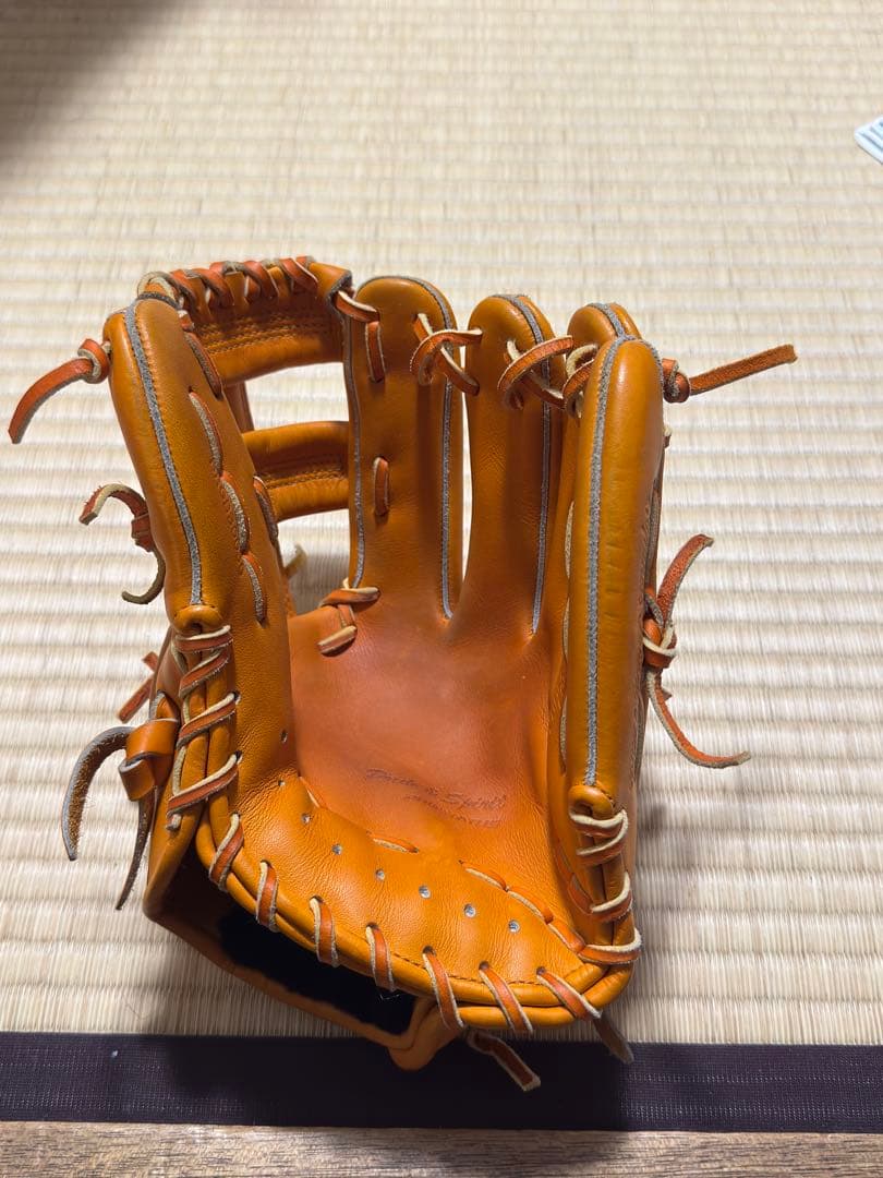 ZETT プロステイタス 軟式グローブ オレンジ