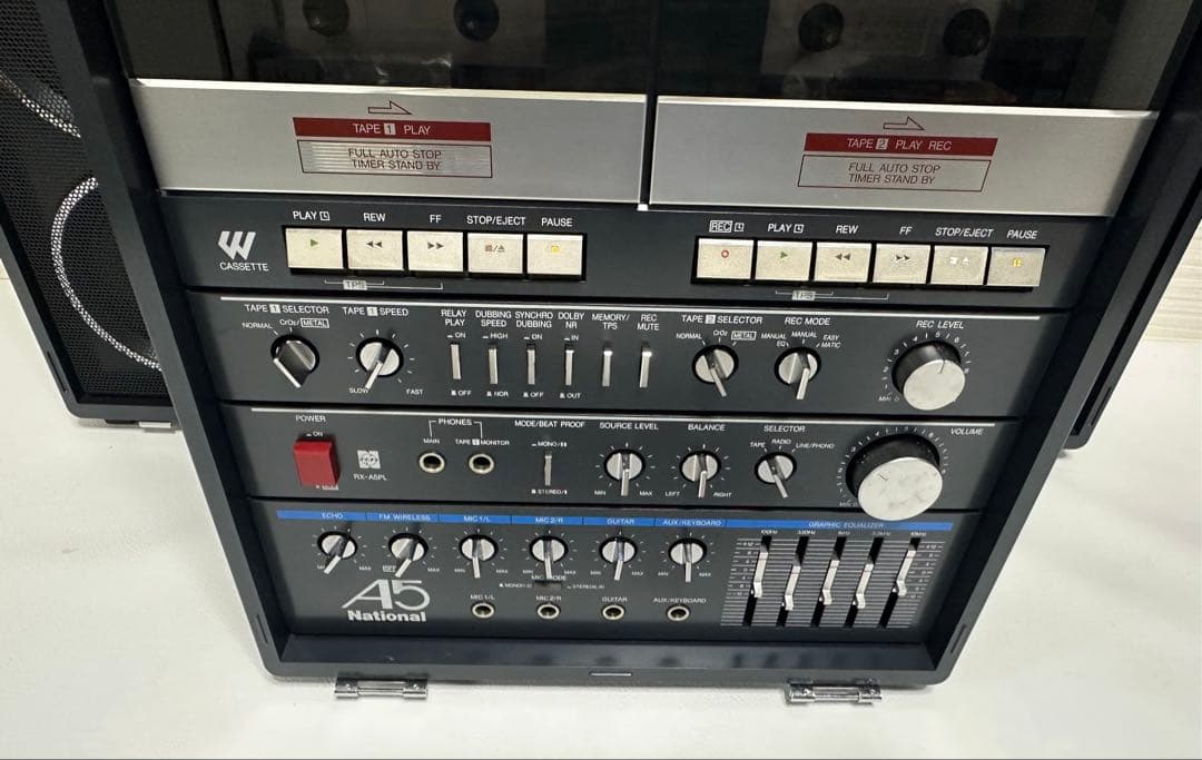 National RX-A5 Boombox /大型ラジカセ 美品・整備済