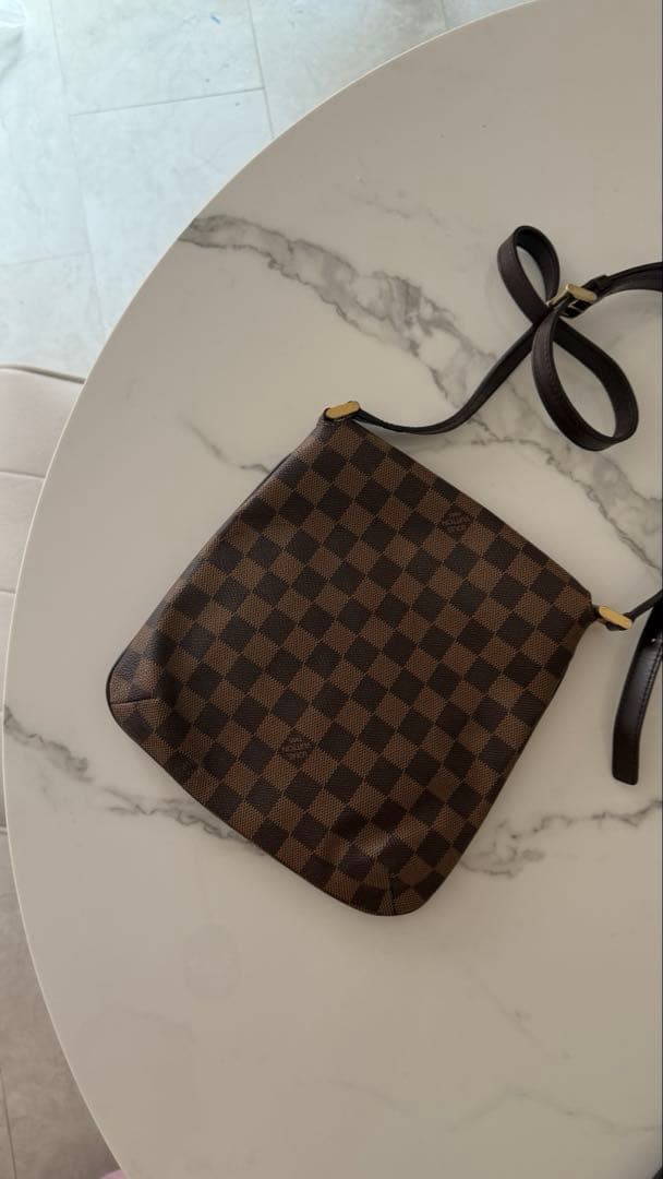 LOUIS VUITTON ダミエ・エベヌ　ミュゼットサルサ【廃盤　美品】