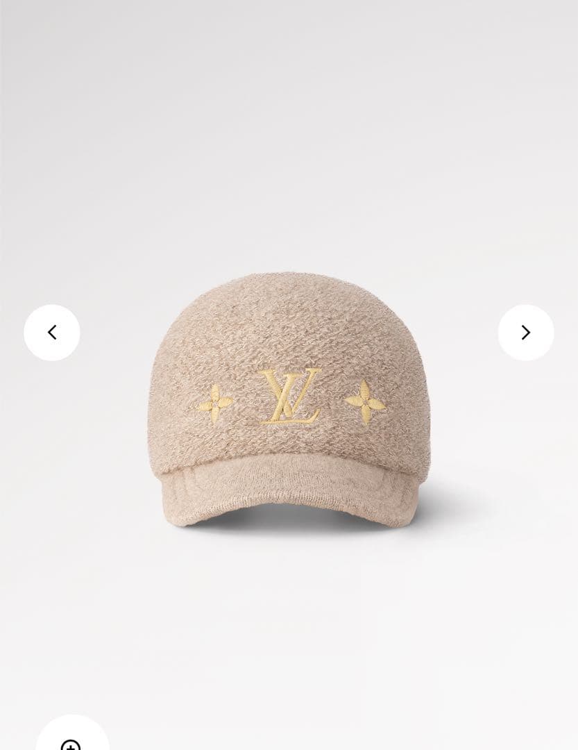 【新品】LOUIS VUITTON キャップ・ウールグラム ベージュ