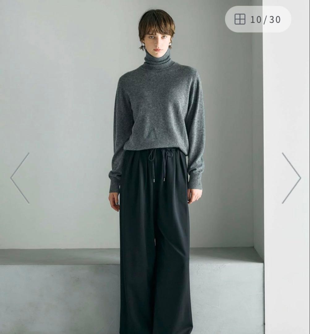 【最終値下げ•新品タグ付き】N.O.R.C カシミヤタートルネックニット