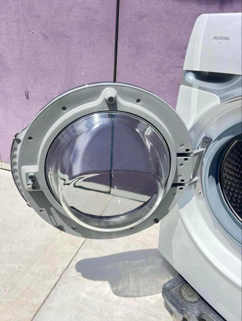 アイリスオーヤマ HD71 ドラム式洗濯機 本体 ホワイト