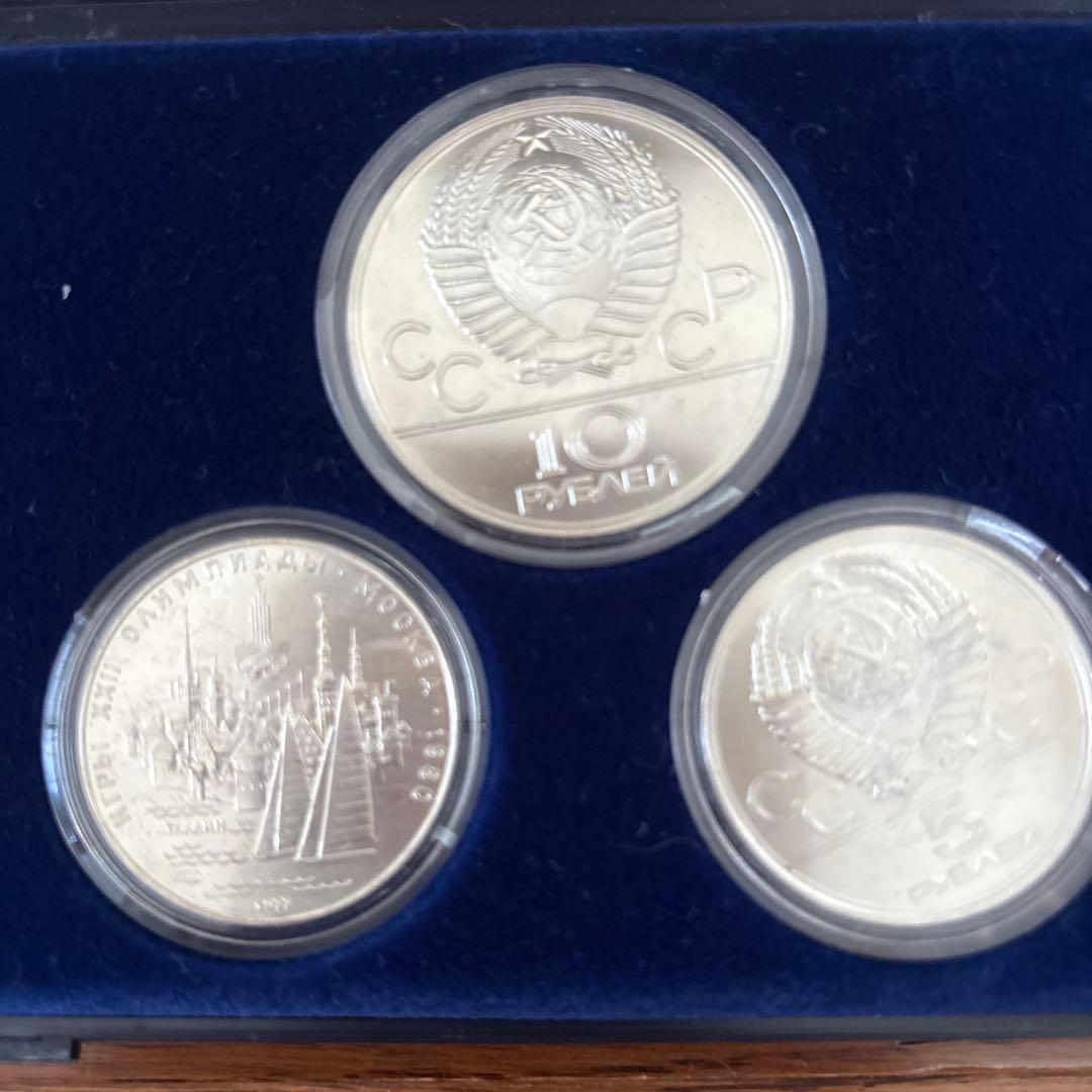 ★から★モスクワオリンピック 1980年 銀貨6枚セット