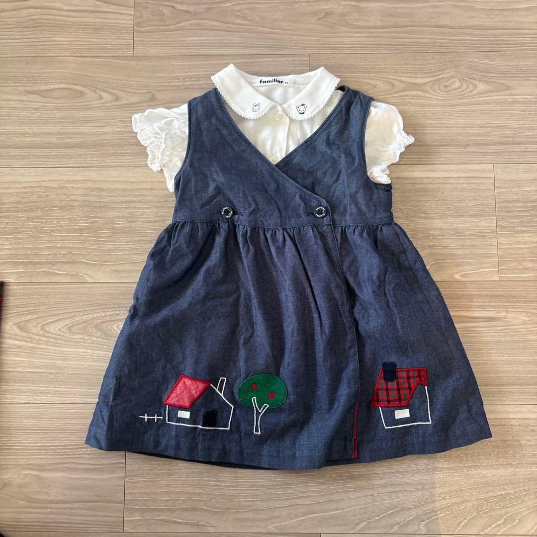 ⭐︎ファミリア　ワンピース　冬　90 おまとめ　3点