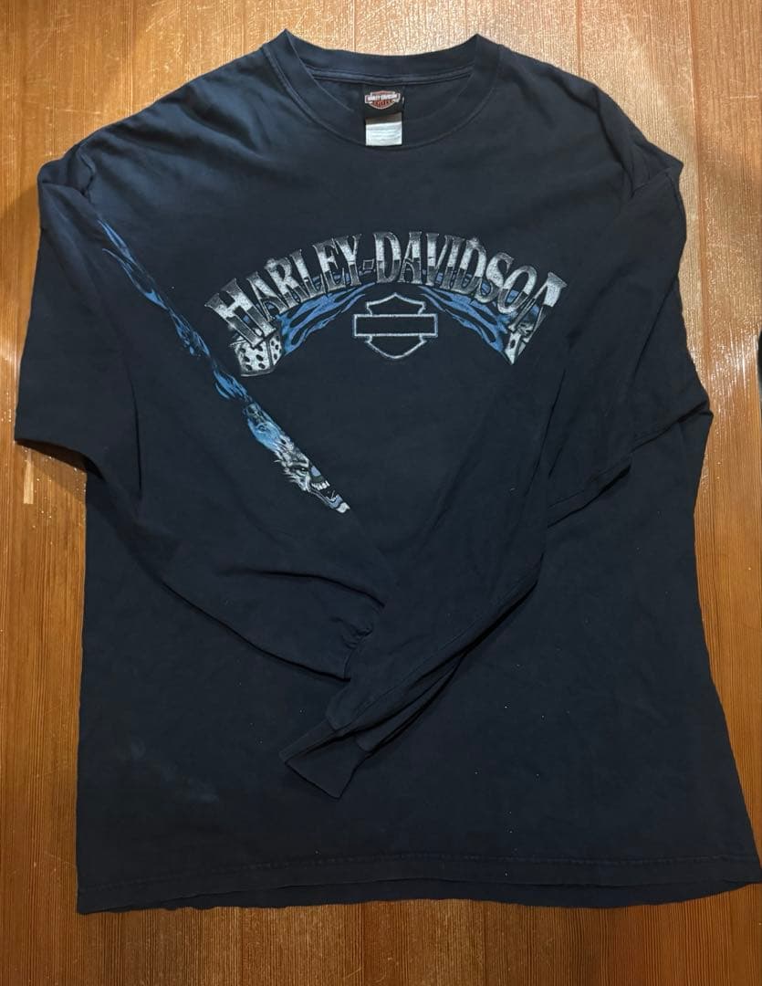 Harley-Davidson ブルーフレイム ヴィンテージロンT